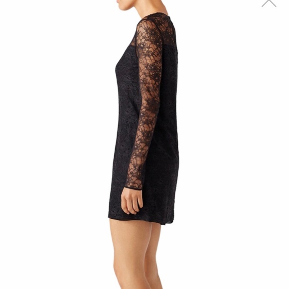 Jason Wu lace long sleeve black dress - Picture 3 of 6